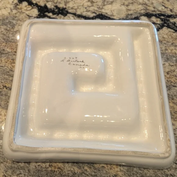 1960's Lester Bertsch Ashtray With 22K Gold Glaze Finish - Picture 6 of 11